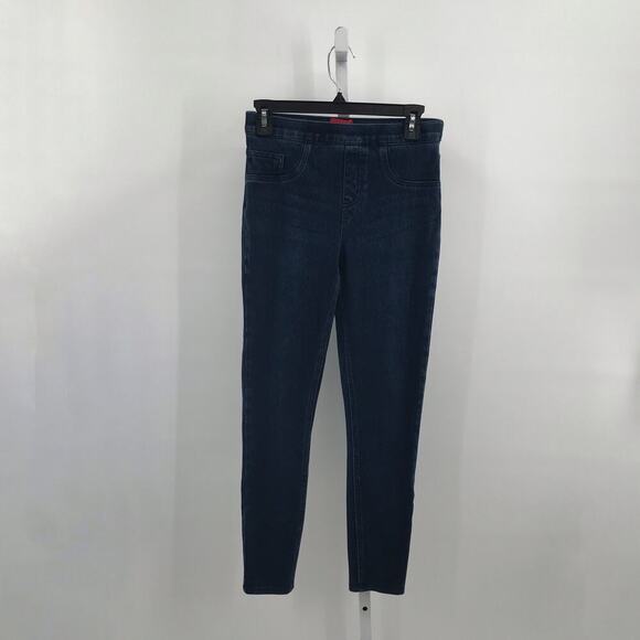 Spanx Blue Denim Jeanish Ankle Leggings S - Picture 3 of 11